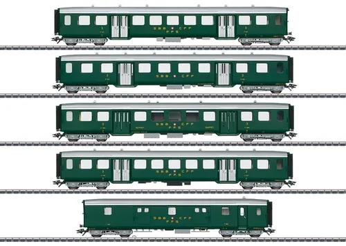 Märklin H0 43369 Leichtstahlwagen-Set zur Ae 3/6 I NEU & OVP
