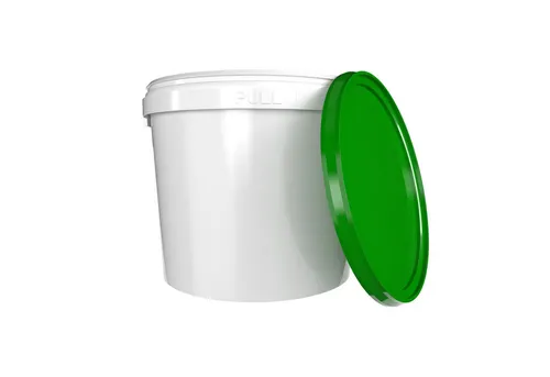 FixedByU Putzeimer Eimer mit Kunststoffgriff, PP, rund, 5 Liter, Lebensmittelecht, (Eimer-Set, 1-tlg., Eimer mit Deckel), luftdicht, stapelbar, lebensmittelecht, rutschsicher, recyclebar