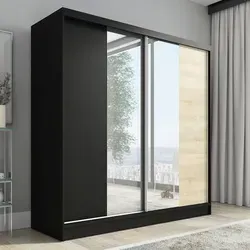 Schwebetürenschrank DUO 200 mit Spiegel