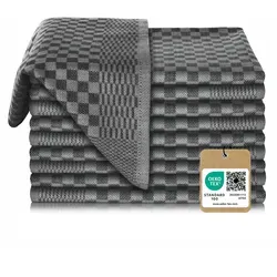 Vaily Premium Geschirrtücher aus 100% Baumwolle super Saugstark 10er Pack