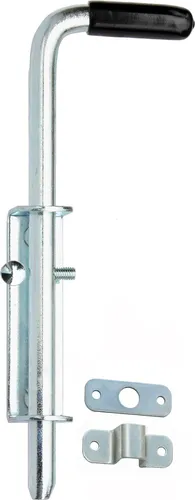 Torfeststeller Türriegel 220/12 Bolzenriegel - Handgartengeräte-Zubehör, idealer Torriegel mit 80 mm Hub für sichere Torbefestigung, verzinkte Ausführung für lange Haltbarkeit.