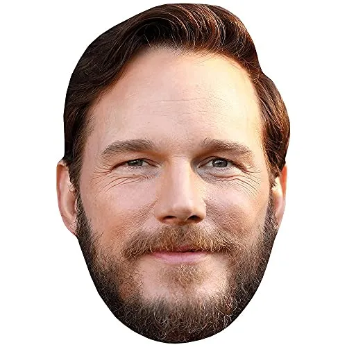 Chris Pratt (Beard) Maske aus Karton