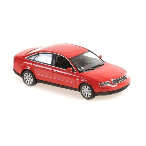 Maxichamps 940017100 Audi A6 rot 1997 - 1:43 Modellauto - Autos, LKW & Busse - Detailgetreues 1:43 Modellauto des Audi A6 von 1997 in leuchtendem Rot, perfekt für Sammler und Autofans.