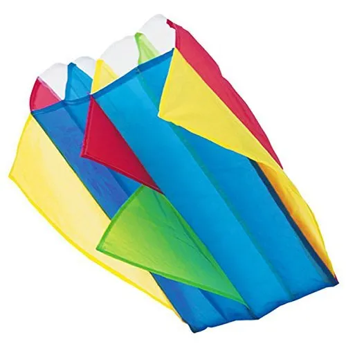 Nylon Parafoil Drachen 60cm x 51cm Mit Line & Taschen Aufbewahrung Kinder Leicht