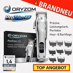 OryzomTM ProTrim 2.0 Edelstahl Haarschneider & Barttrimmer