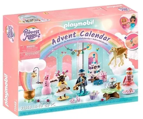 Advent Calendar Christmas under the Rainbow Playmobil 4008789713483 - Adventskalender für kreative Kinder, fördert die Fantasie und sorgt für spannende Vorfreude auf Weihnachten!