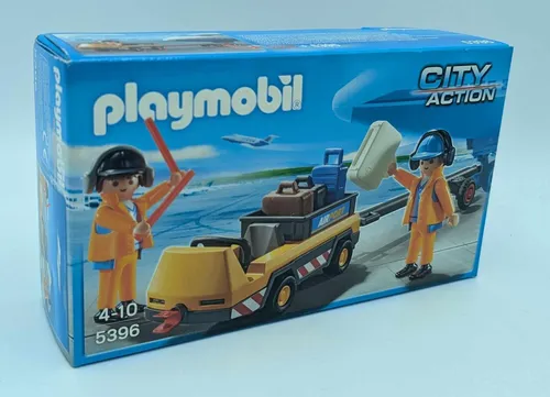 Produktbild PLAYMOBIL® 5396 Flugzeug-Schlepper mit Fluglotsen