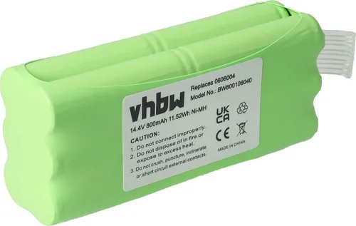 vhbw Akku kompatibel mit Dirt Devil Spider M607 Staubsauger (800 mAh, 14,4 V, NiMH)