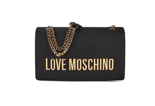 Love Moschino Bold Love Schultertasche 25 cm grau - Elegante Love Moschino Schultertasche in Grau, gefertigt aus strapazierfähigem Polyurethan. Mit praktischem Magnetverschluss und verstellbarem Trageriemen für höchsten Komfort. Ideal für stilvolle Auftritte im Alltag.