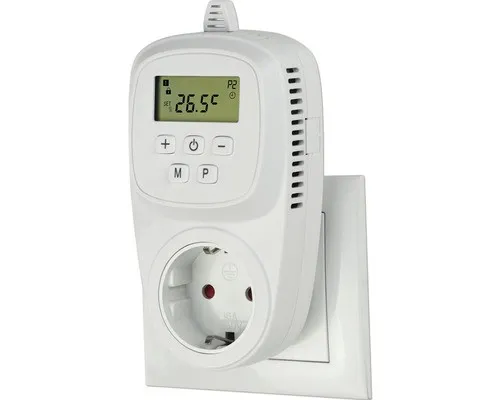 Produktbild Xxxl Steckdosenthermostat, Weiß, Kunststoff