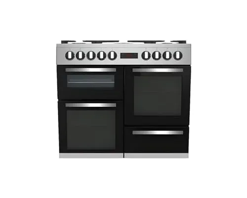 Piano de cuisson électrique BEKO - 6 gaz + 1 wok - 100 cm - PF335325DX - Inox