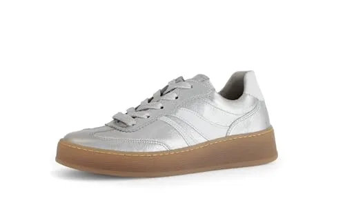 Gabor Damen Low-Top Sneaker in silber von Gabor