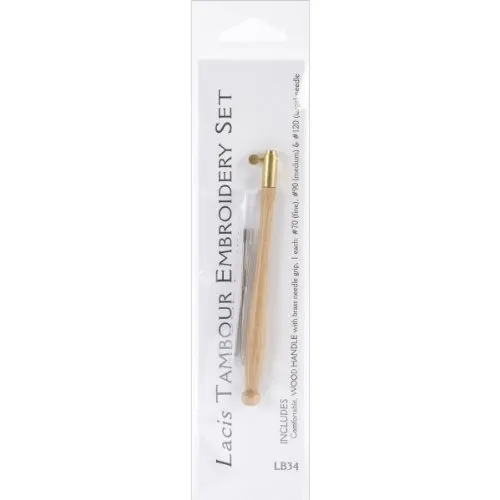 Lacis Tambour Nadel-Set mit 3 Nadeln