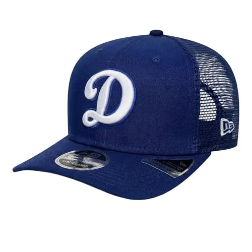 New Era 9Seventy MLB Los Angeles Dodgers Trucker Cap - Baseball Cap in offizieller LA Dodgers Teamfarbe, mit dehnbarem Druckknopf und atmungsaktivem Netzrücken für optimalen Tragekomfort.