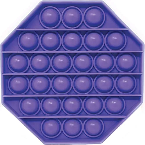 DDS Fidget Toy Bubble Pop it - Antistress Popet Kinder Spielzeug Bunt | Ablenkung bei Stress & Nervosität | Hochwertiges Push Gadget Silikon Qualität - Farbe zufällig!