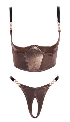 Abierta Fina Hebe Set Brownish, S