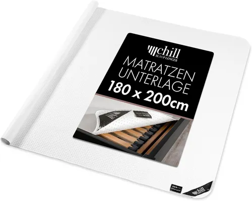 Matratzenschoner Chill 180x200 cm - Vegan & Atmungsaktiv - Matratzenschoner 180x200 cm, schützt Matratze und Lattenrost vor Verunreinigungen, atmungsaktives Material für optimale Belüftung und Hygiene.