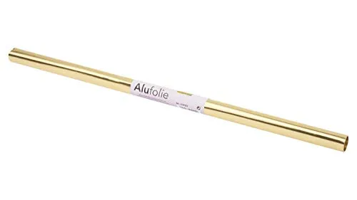 folia 110/20 Alu-Bastelfolie in Gold, 500 x 780 mm