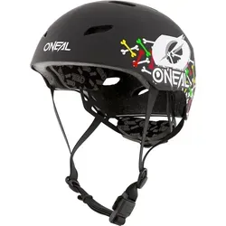 O'NEAL Dirt Lid Helmet Youth Skulls | Kinder Mountainbike-Helm - Fahrradhelme mit ABS Schale, Fidlock Magnetverschluss und großen Ventilationsöffnungen für optimalen Komfort und Sicherheit bei Enduro und All-Mountain Fahrten.
