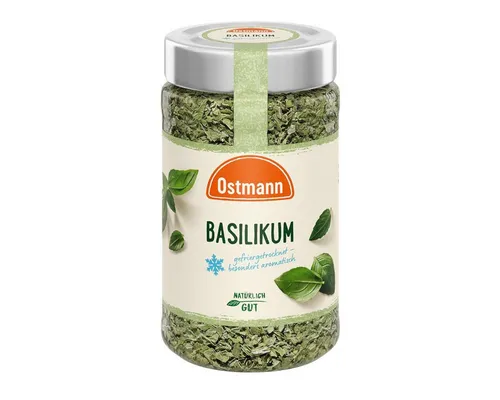 Ostmann Gewürz, Ostmann Basilikum gefriergetrocknet ohne Zusatzstoffe Packung 8,5g
