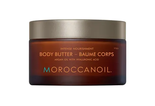 Moroccanoil Körperbutter 200ml - Die Moroccanoil Körperbutter ist eine reichhaltige, schnell einziehende Feuchtigkeitscreme, die trockene Haut intensiv pflegt und weich macht. Ideal für die tägliche Anwendung, ohne fettige Rückstände.