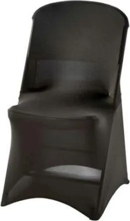 Stretchhusse für Buffet-Klappstuhl mit ca. 465 x 530 x 900 mm (BxTxH), schwarz
