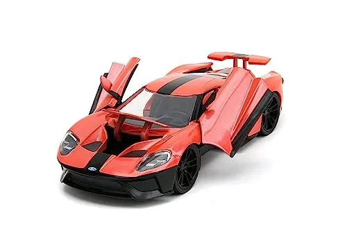 Jadatoys 253293001 Pink Slips 2017 Ford GT 1:24 - Modellauto im Maßstab 1:24, detailgetreu und mit OVP, ideal für Sammler und Ford-Fans.