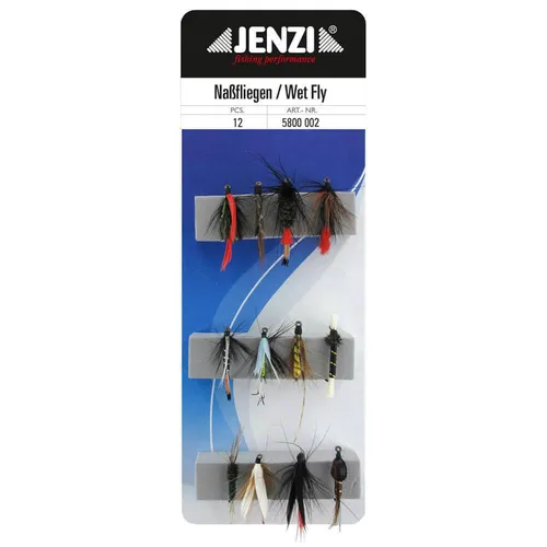 Produktbild Jenzi Insektenimitate Fliegenset Naßfliegen 12Stk. Fliegenköder