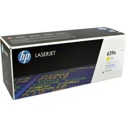 HP Toner W2012A 659A Gelb - Original-Toner für bis zu 13.000 Seiten, ideal für professionelle Druckergebnisse und hohe Druckvolumina