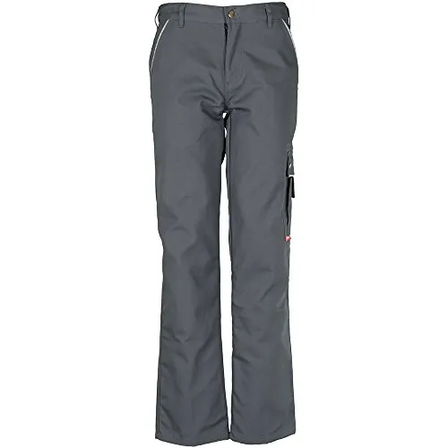 Thermohose 2143 grau - Größe 44 - Wetter- und Kälteschutzhose für Wanderungen, bietet optimalen Schutz und Komfort bei kaltem Wetter.