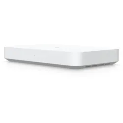 Ubiquiti UXG-FIBER 10G 4-Port Switch - Router mit 4 unabhängigen 2.5 GbE Ports für ultraschnelle Datenübertragungen und nahtlose Netzwerkverbindungen.