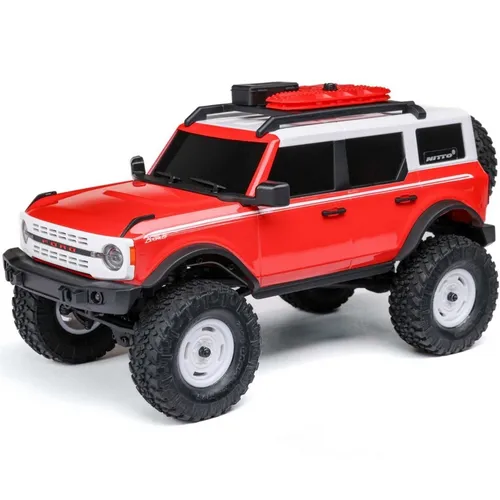 Axial AXI00006V2T6 1:24 SCX24 Ford Bronco 4X4 RTR - RC-Auto im Maßstab 1:24 mit detailgetreuer Ford Bronco Karosserie und leistungsstarkem Allradantrieb - perfekt für Indoor- und Outdoor-Gelände.