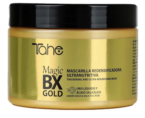 Tahe Magic BX Gold Haarmaske 300ml Feines Haar Volumen Kur Haarpflege NEU