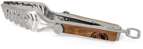 Teleskop Grillzange za3 - Grillbesteck Edelstahl mit Flaschenöffner - Hochwertiges Grillbesteck aus Edelstahl mit integriertem Flaschenöffner, ideal für Grillabende und BBQs.