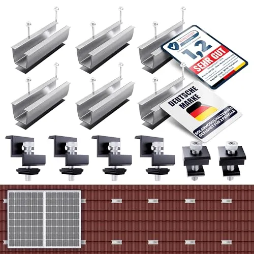 AMSID-SOLAR Solarmodul Halterung für Balkonkraftwerk