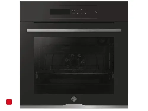 Hoover HOC5S0978INPWF Pyrolyse Backofen Schwarz - Backofen mit 10 Funktionen, My Chef für optimale Temperaturverteilung, Master Bake für fettfreies Kochen und pyrolytische Selbstreinigung für mühelose Pflege.