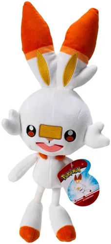 Pokemon Kuscheltier XXL Scorbunny Hopplo 30 cm von Pokémon