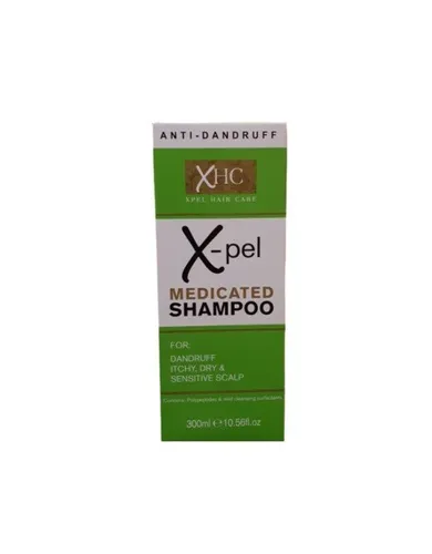 Xhc X-Pel Medizinisches Shampoo Für Schuppen Juckende, Trocken & Sensitiv Scalp