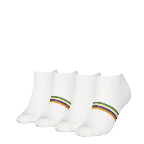 Tommy Hilfiger Damen Sneaker 4 Pack Ecom, Weiß, 35-38 in weiß von Tommy Hilfiger