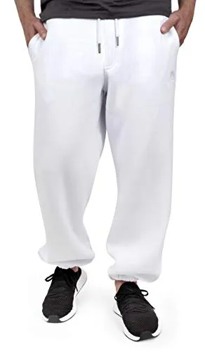 BACKSPIN Unisex Jogginghose Weiß – Bequeme Sweatpants für Herren und Damen - Gemütliche Unisex-Jogginghose aus 70% Baumwolle, ideal für Sport und Freizeit. Mit elastischem Hosenbund, zwei Eingrifftaschen und flauschiger Innenseite für hohen Tragekomfort.