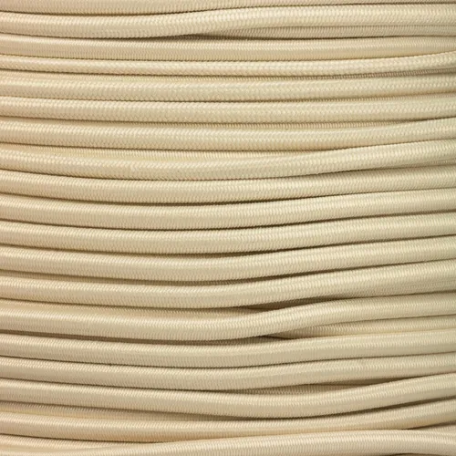 Gummikordel - Hutgummi - Rundgummi, hochwertig, extra-stark in 3mm, beige