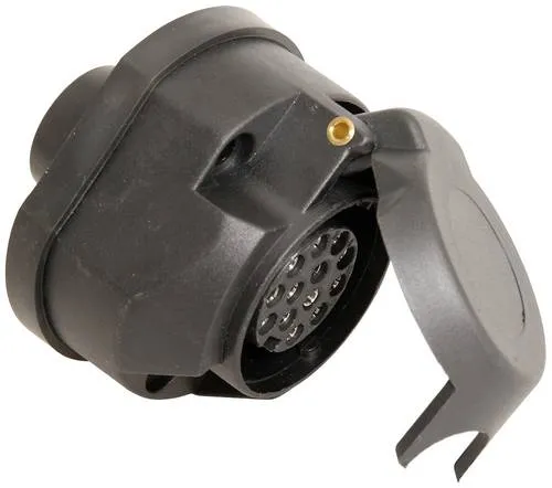 HP Autozubehör 28253 Anhänger-Steckdose [Stecker 15polig - Steckdose 13polig] Kunststoff