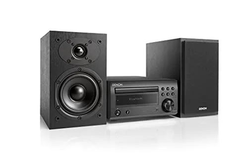 Denon D-M 41 Kompaktes HiFi-System mit 60W Ausgangsleistung Schwarz