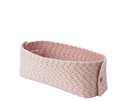 Rig-Tig by Stelton Knit-It Brotkorb rose - Funktionaler und zusammenklappbarer Brotkorb, aus 100% OEKO-TEX-Baumwolle für gesunde Aufbewahrung