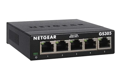 NETGEAR GS305 LAN Switch 5-Port Gigabit Switch