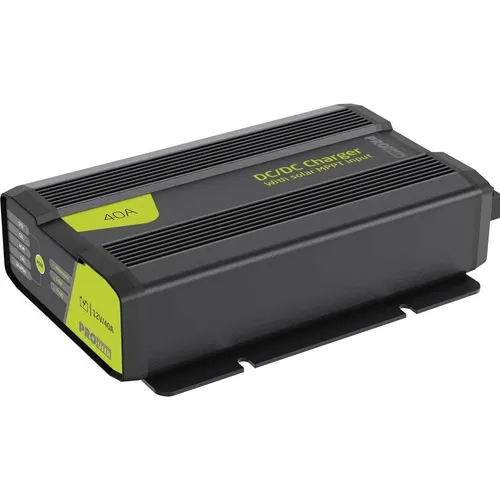 ProUser DCDC40 DC/DC-Wandler 12 V - 12 V/40 A 500 W - Kfz & Fahrrad, leistungsstarker Gleichspannungswandler für Fahrzeuge mit Lichtmaschine und Solarmodulen, ideal für flexibles Energie-Management unterwegs.