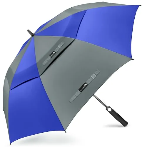 ZOMAKE Regenschirm Groß Sturmfest XL/XXL in blau von ZOMAKE
