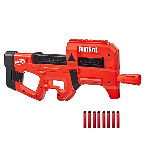NERF Fortnite Compact SMG Motorized Dart Blaster, Ultra Wrap Design, 8-Dart Internal Clip, Includes 8 Official Elite Foam Darts, Mehrfarbig