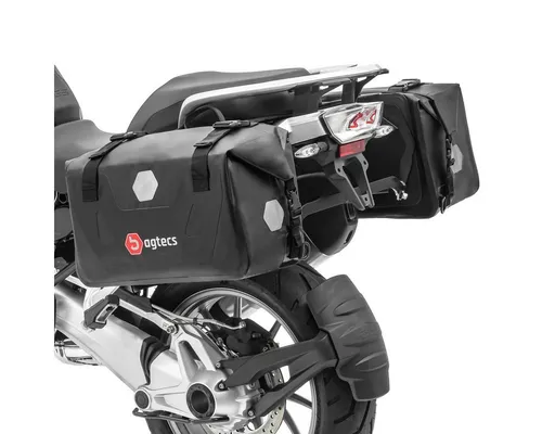 Wasserdichte Motorrad Satteltaschen Bagtecs RB25 mit Rollverschluss