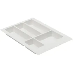 Ms Beschläge - Besteckeinsatz Besteckkasten Schubladenkasten Universal Schubladen-organizer Weiß 340mm